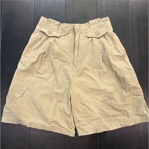 Bohme Amelia Bemuda Shorts Khaki Tan Women's Size M